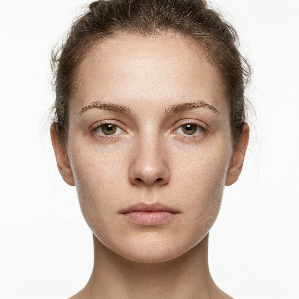Natural makeup look